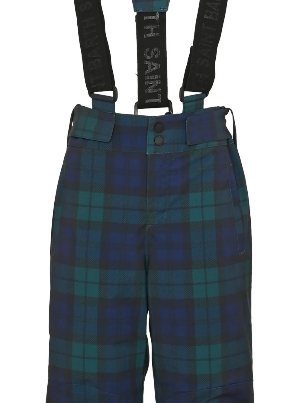 MC2 Saint Barth Kids tartan-print ski pants Blauw