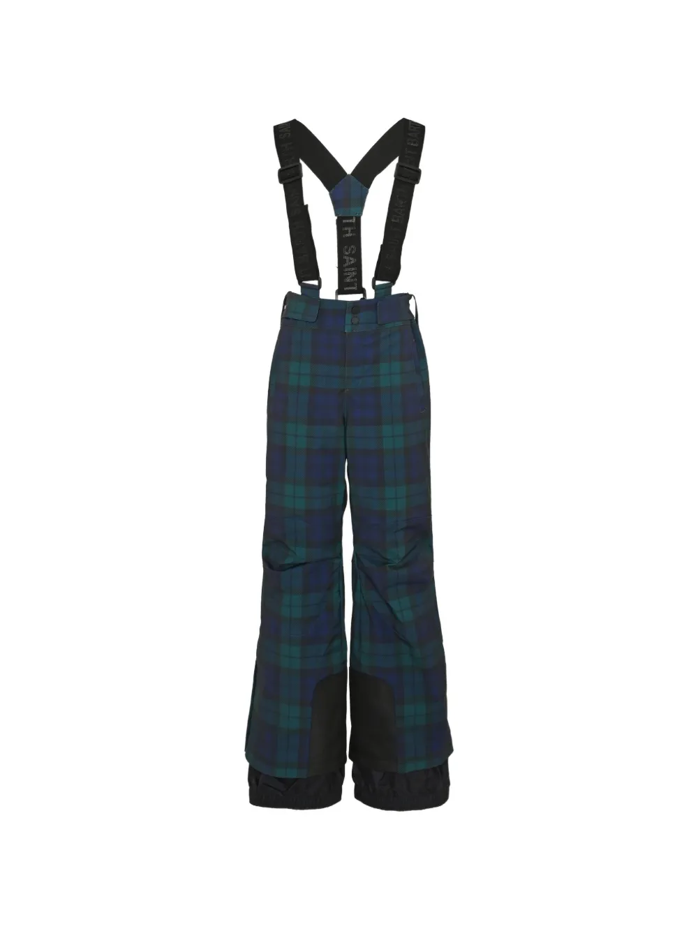 MC2 Saint Barth Kids tartan-print ski pants Blauw