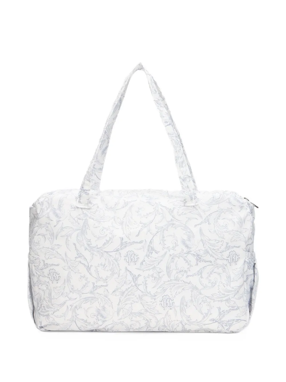 Roberto Cavalli Junior baroque-print changing bag Grijs