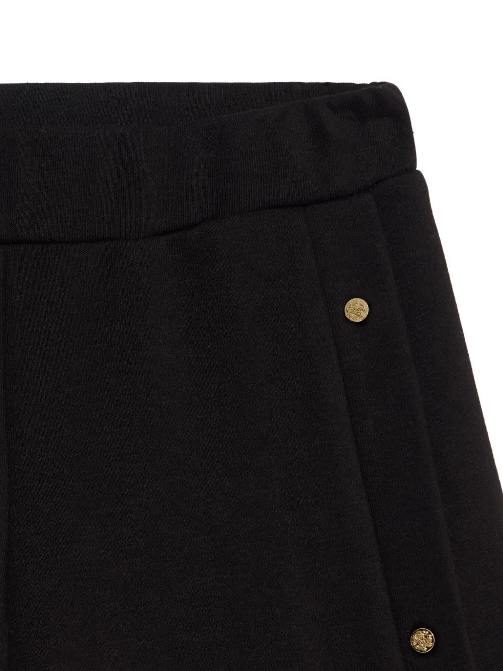 Roberto Cavalli Junior Verfraaide broek met wijde pijpen Zwart