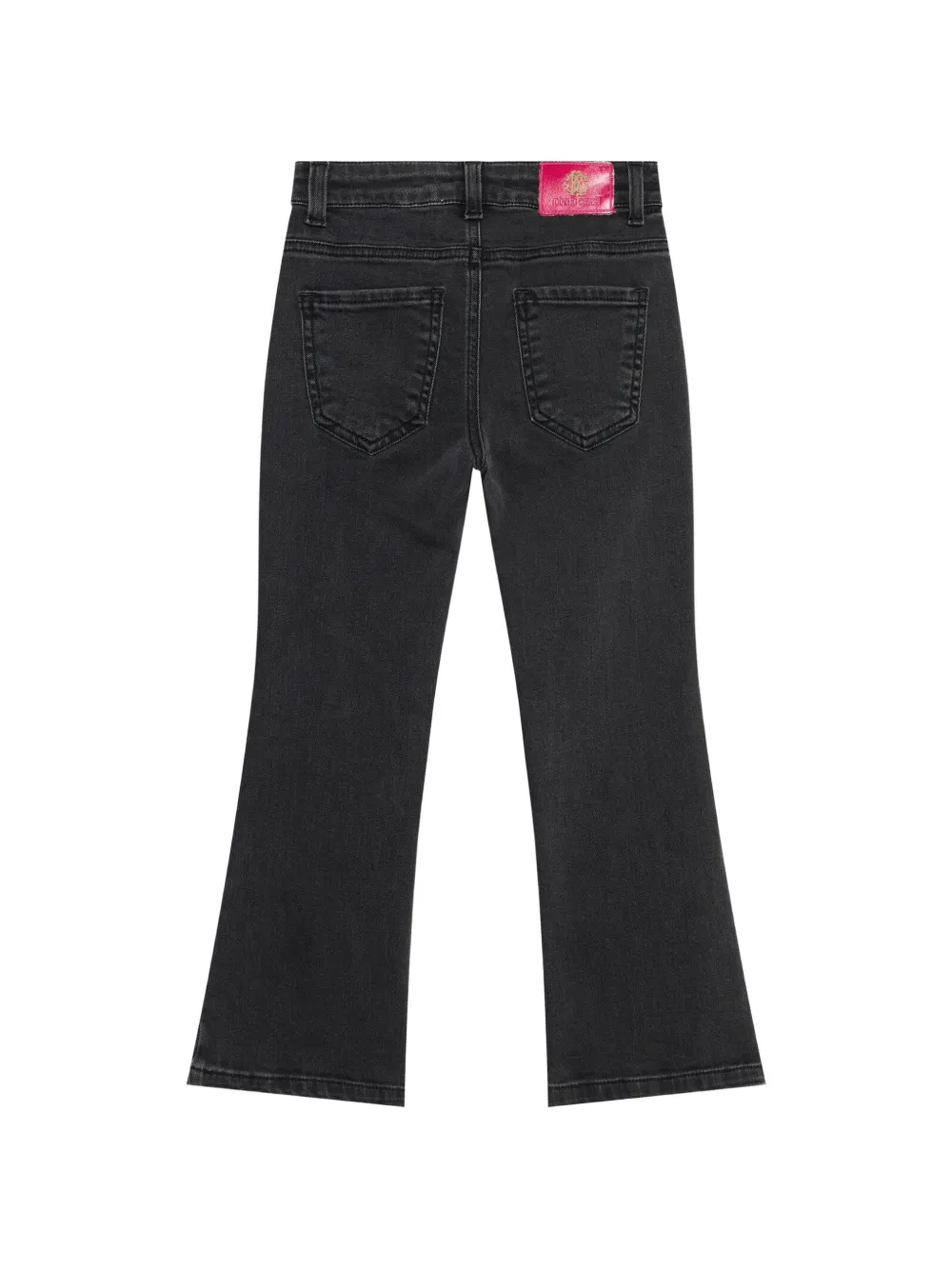 Roberto Cavalli Junior stud-embellished flared jeans Zwart