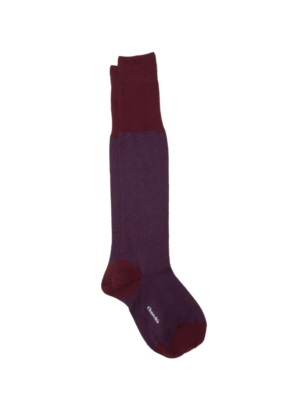Church's herringbone-knit socks - Rosso