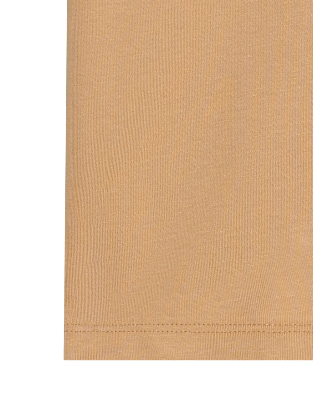Roberto Cavalli Junior logo-embroidered T-shirt Beige