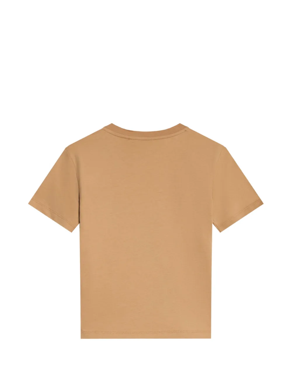 Roberto Cavalli Junior logo-embroidered T-shirt Beige