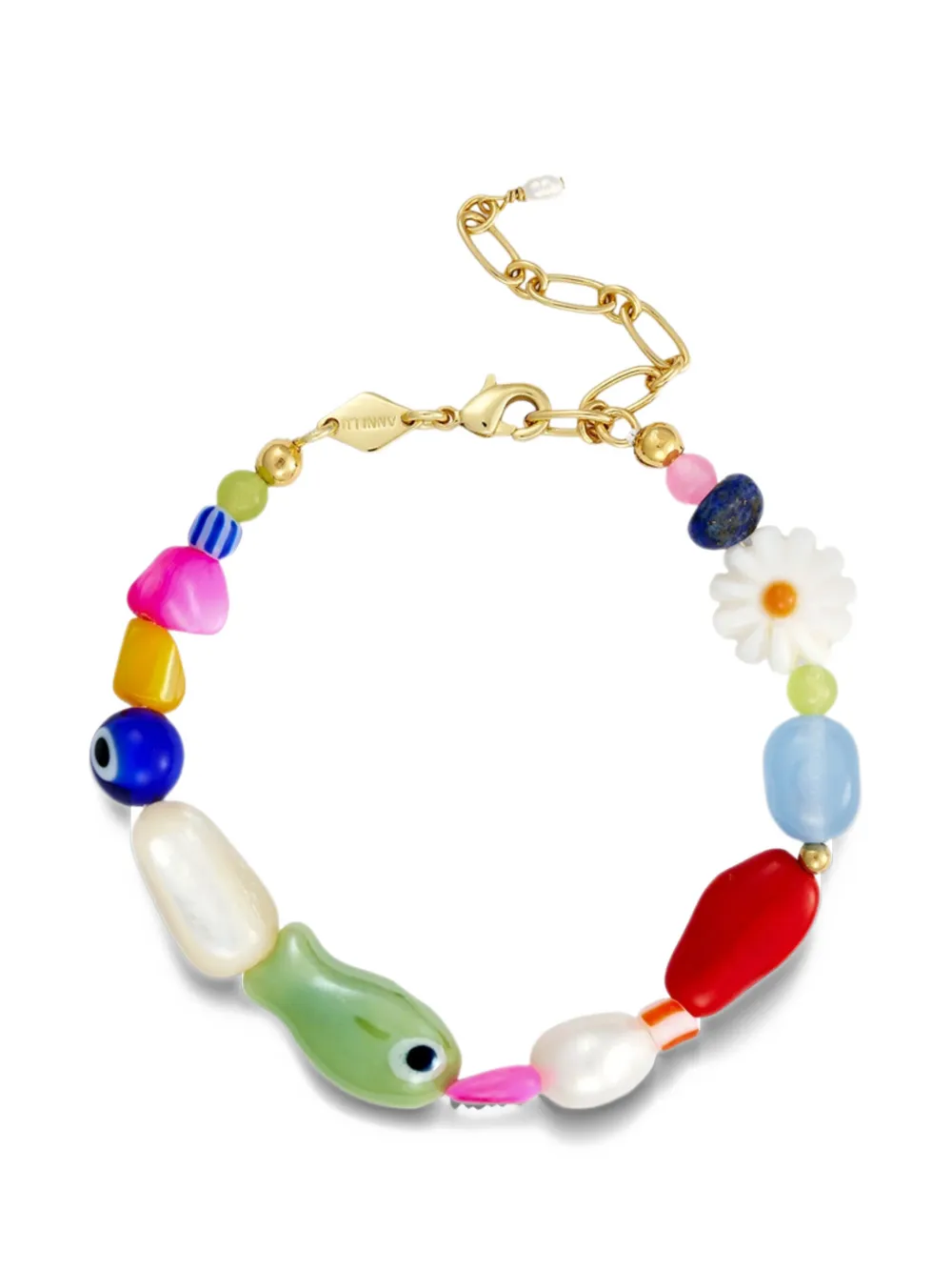 Anni Lu Happy beaded bracelet - Oro