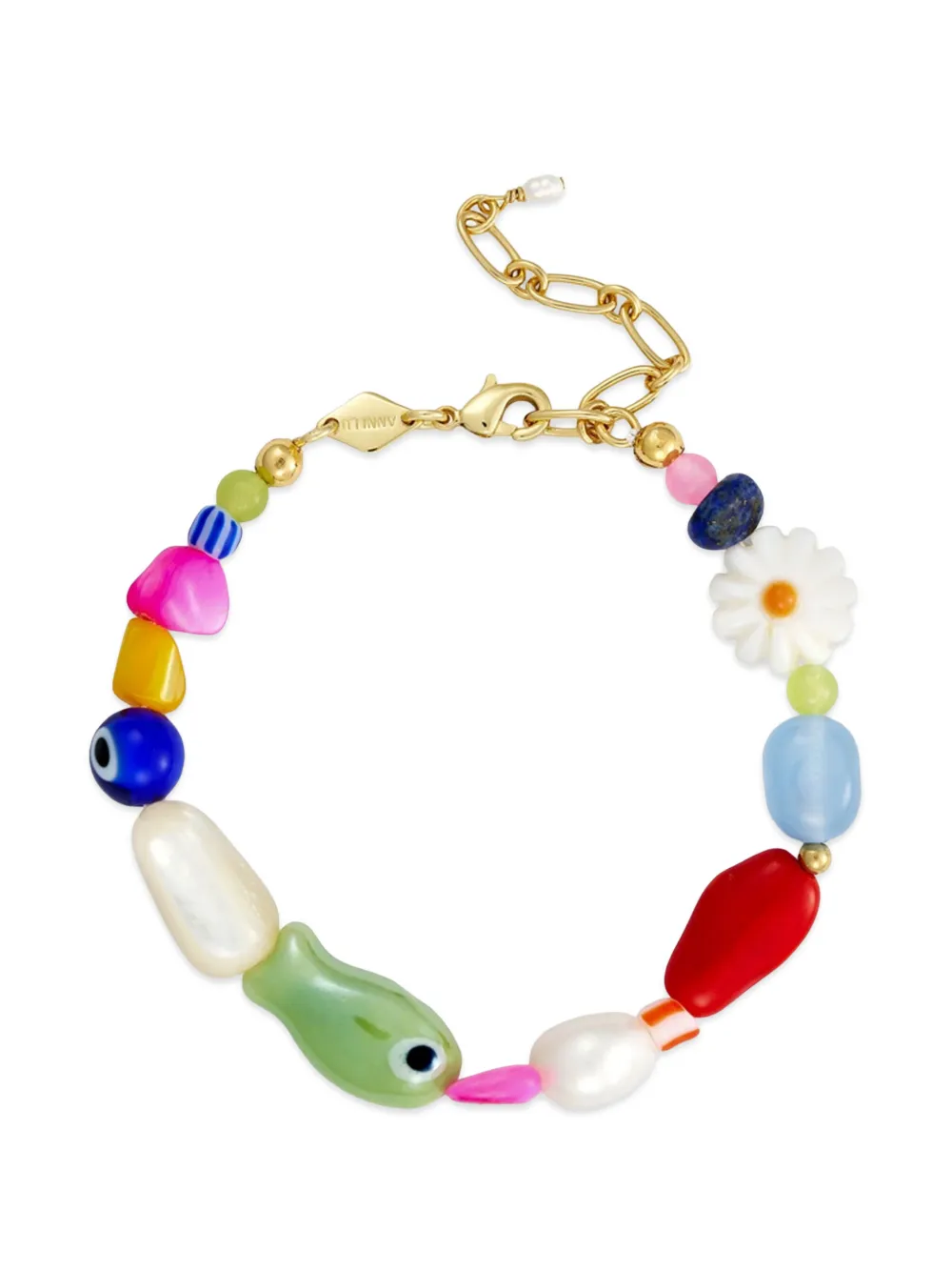 Anni Lu Happy beaded bracelet - Oro