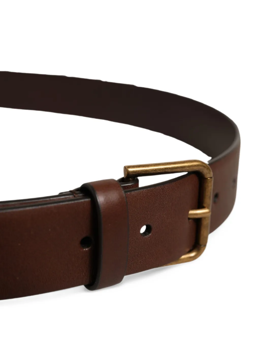 Dolce & Gabbana Carabine leren riem Bruin