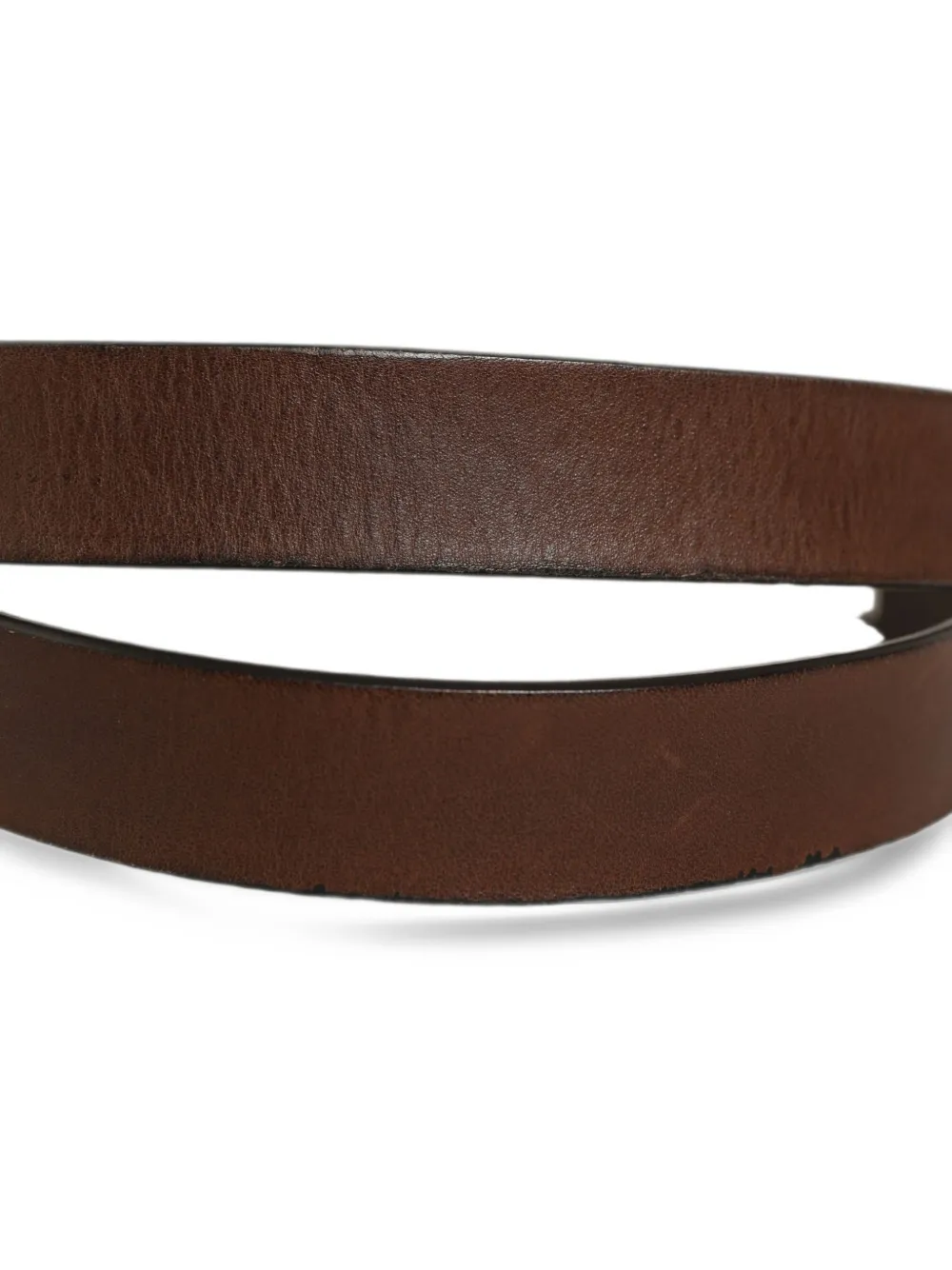 Dolce & Gabbana leather buckle belt Bruin