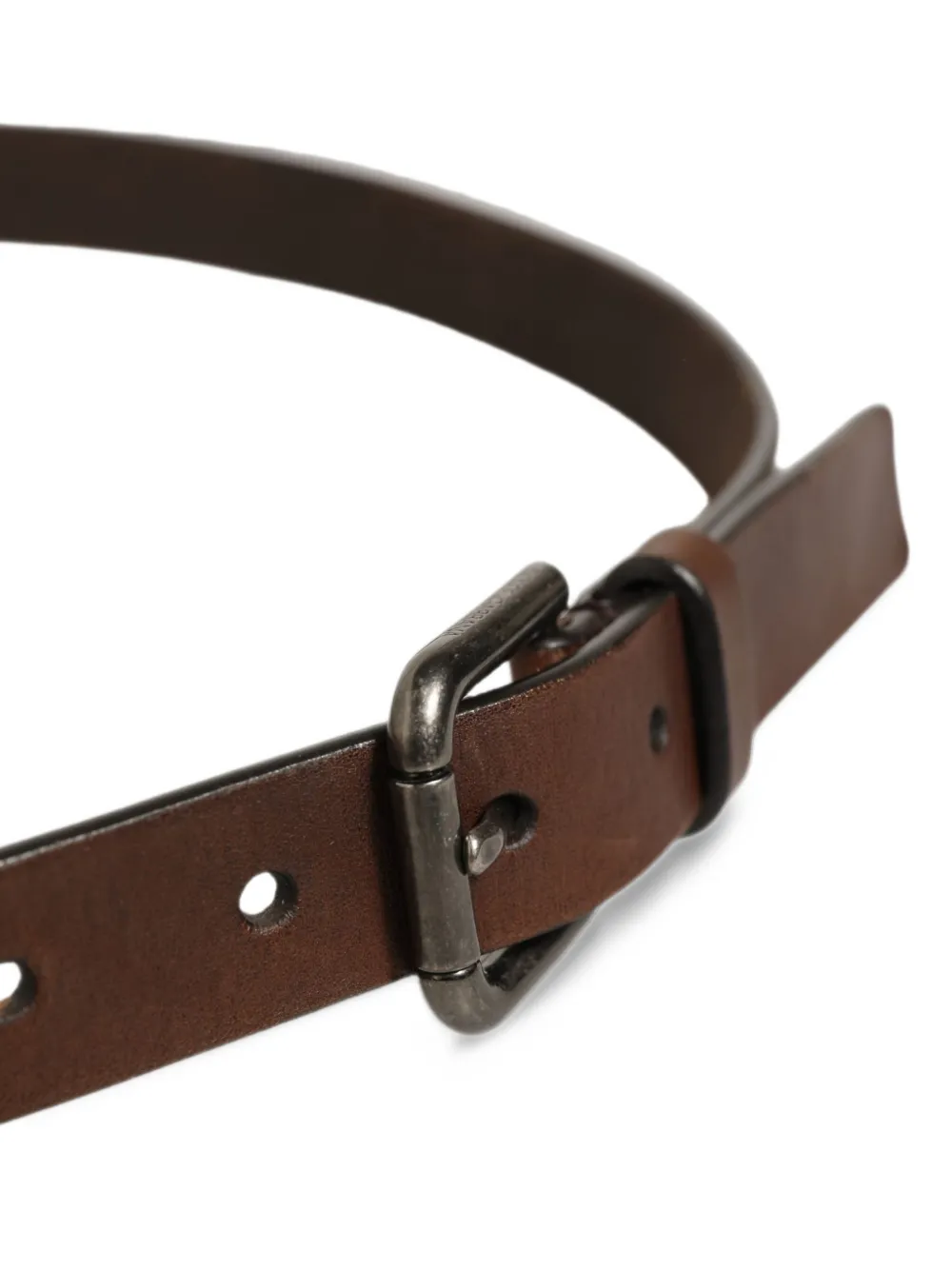 Dolce & Gabbana leather buckle belt Bruin