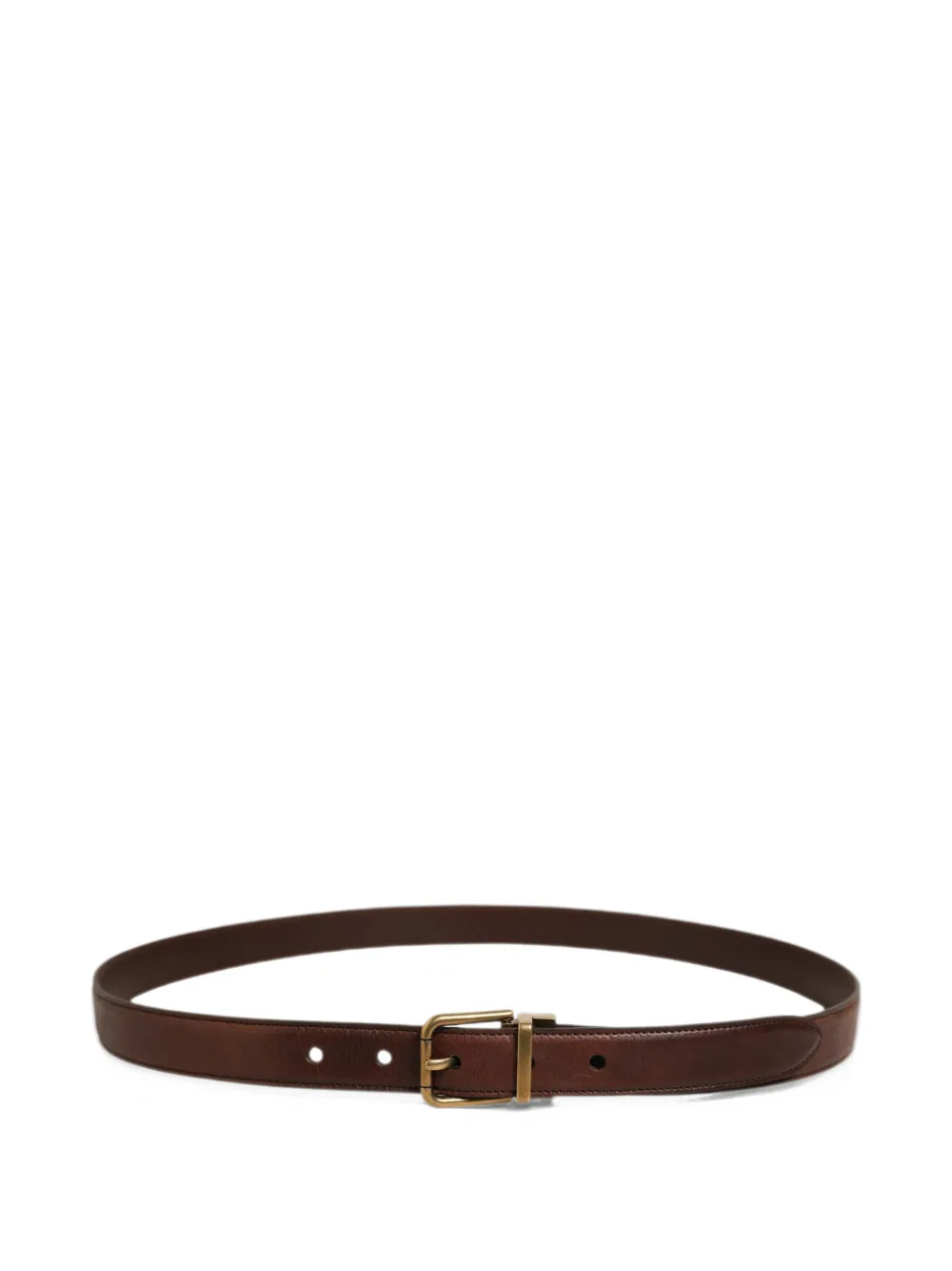 Dolce & Gabbana Leren gespriem Bruin