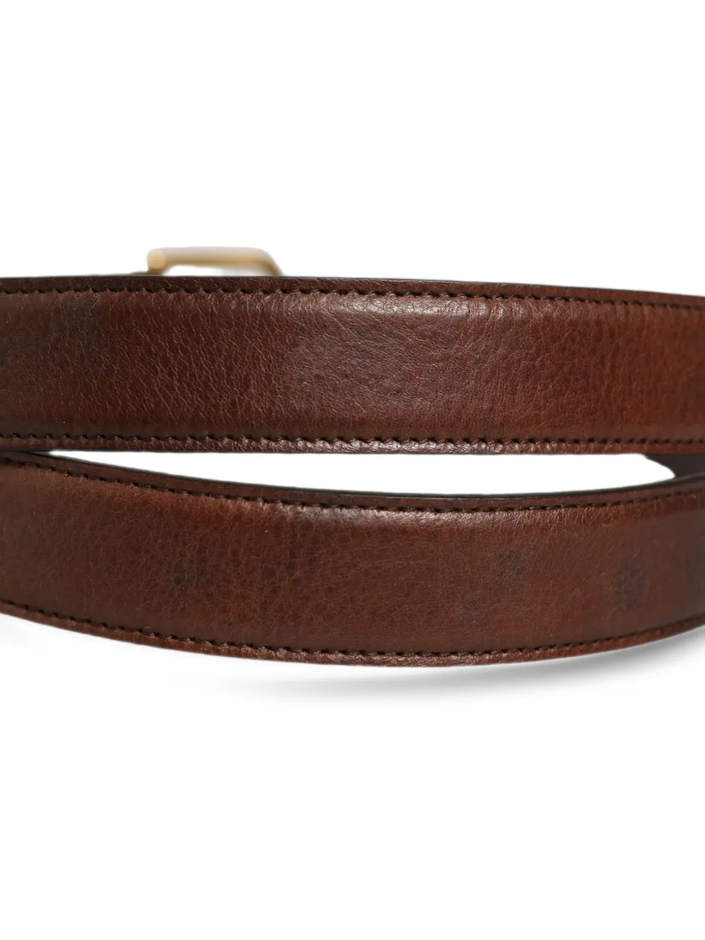 Dolce & Gabbana Leren gespriem Bruin