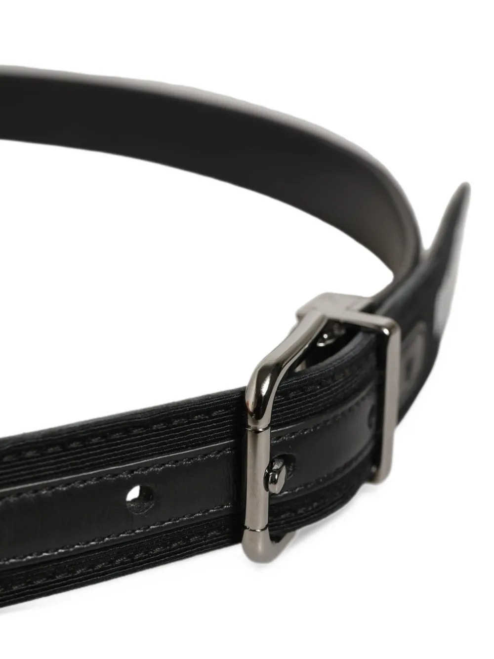 Dolce & Gabbana Riem met streepjescode-print Zwart