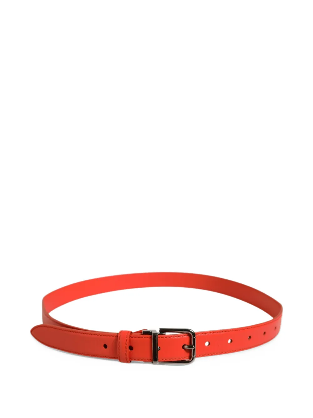 Dolce & Gabbana buckle-fastening leather belt - Orange
