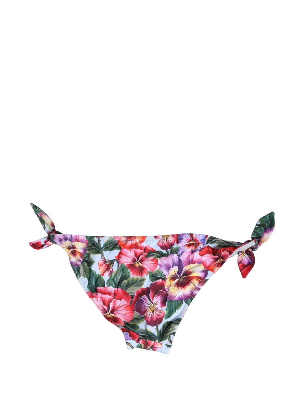 Dolce & Gabbana Multicolour Floral Swimsuit Bikini Bottom Swimwear Wit