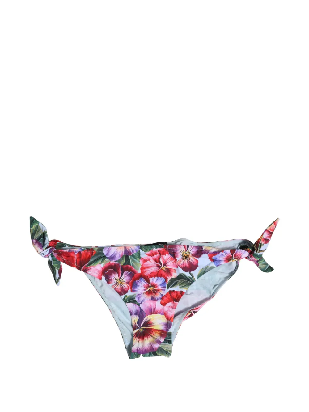 Dolce & Gabbana Multicolour Floral Swimsuit Bikini Bottom Swimwear Wit