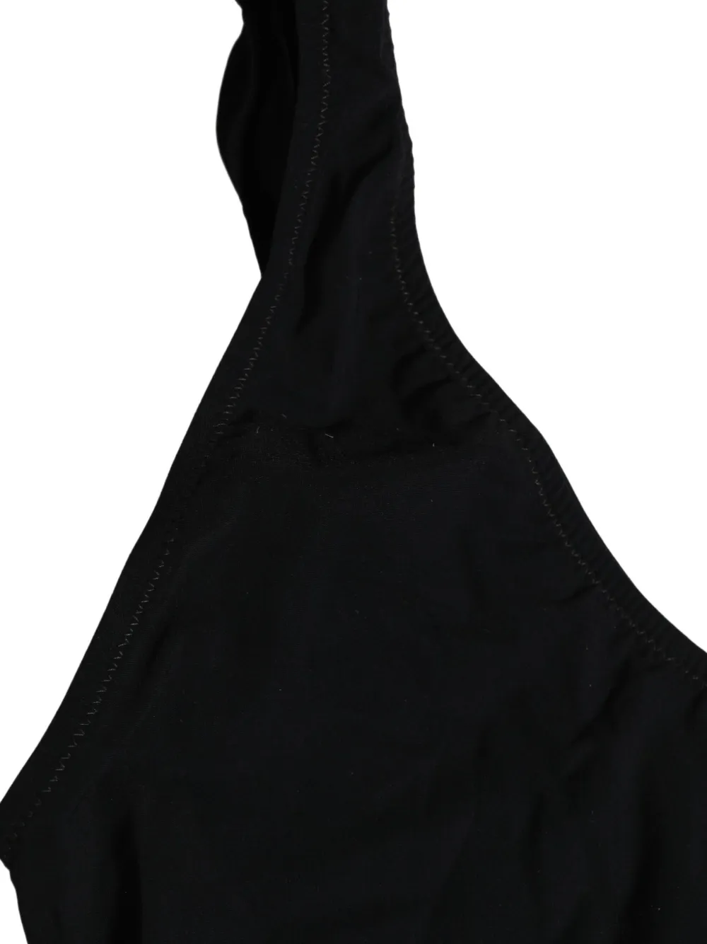 Dolce & Gabbana cutout logo-plaque swimsuit Zwart
