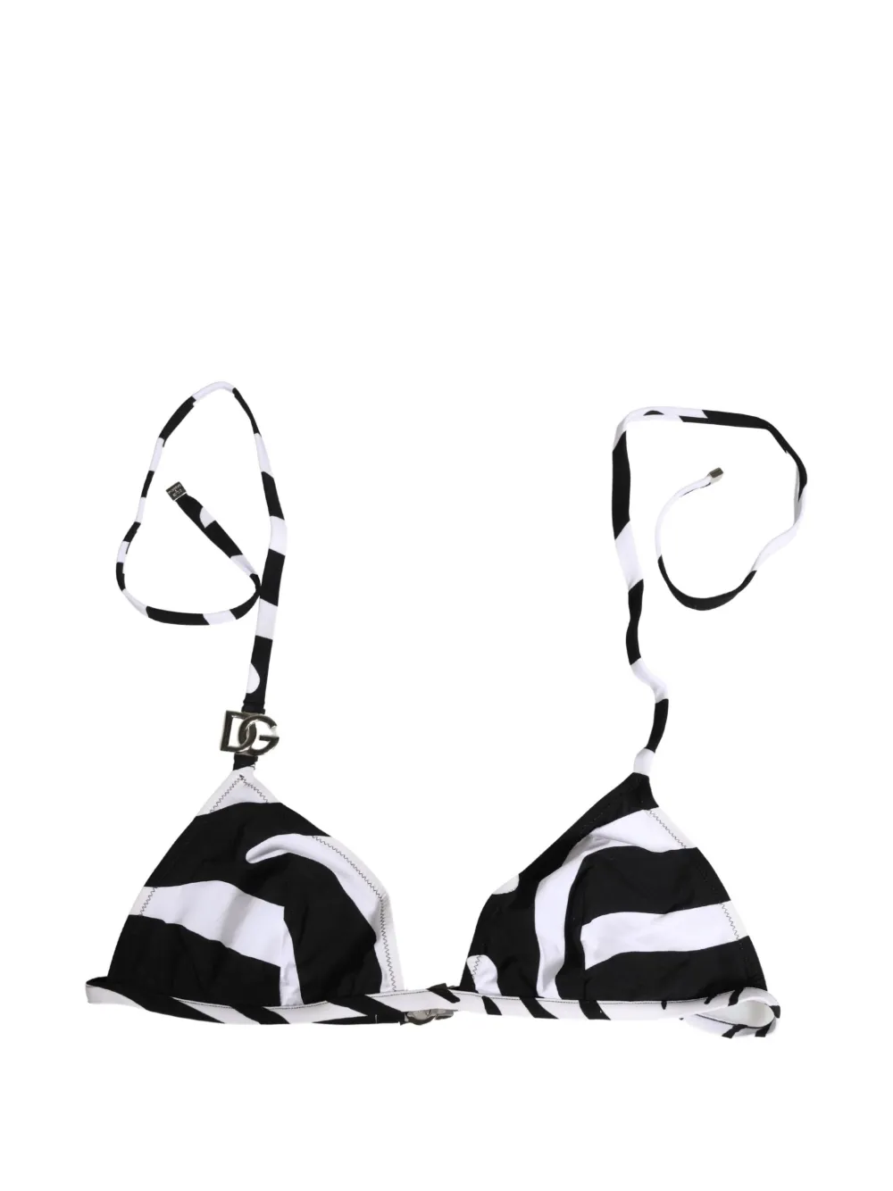 Dolce & Gabbana zebra-print bikini Zwart