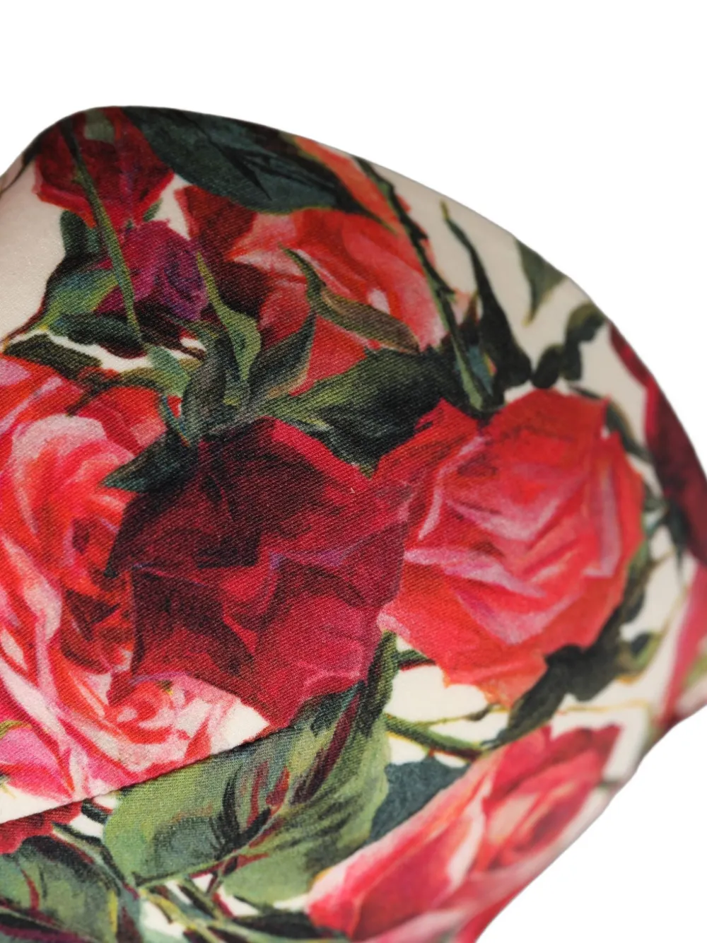 Dolce & Gabbana floral-print bikini top Rood