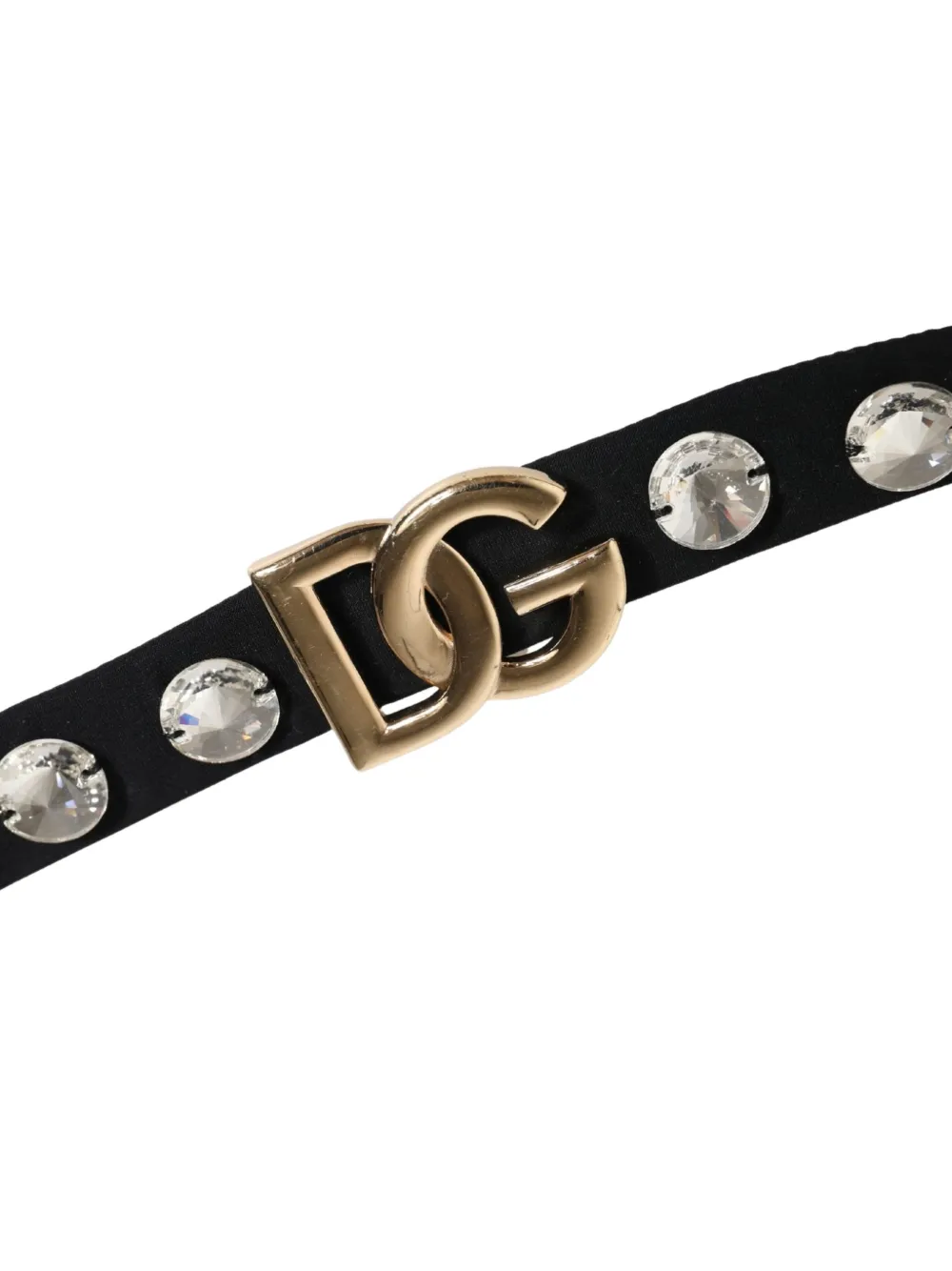 Dolce & Gabbana crystal-embellished bikini bottoms Zwart
