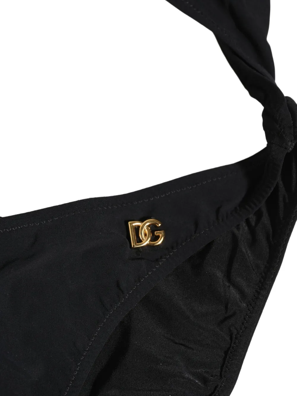 Dolce & Gabbana black one-piece swimsuit Zwart