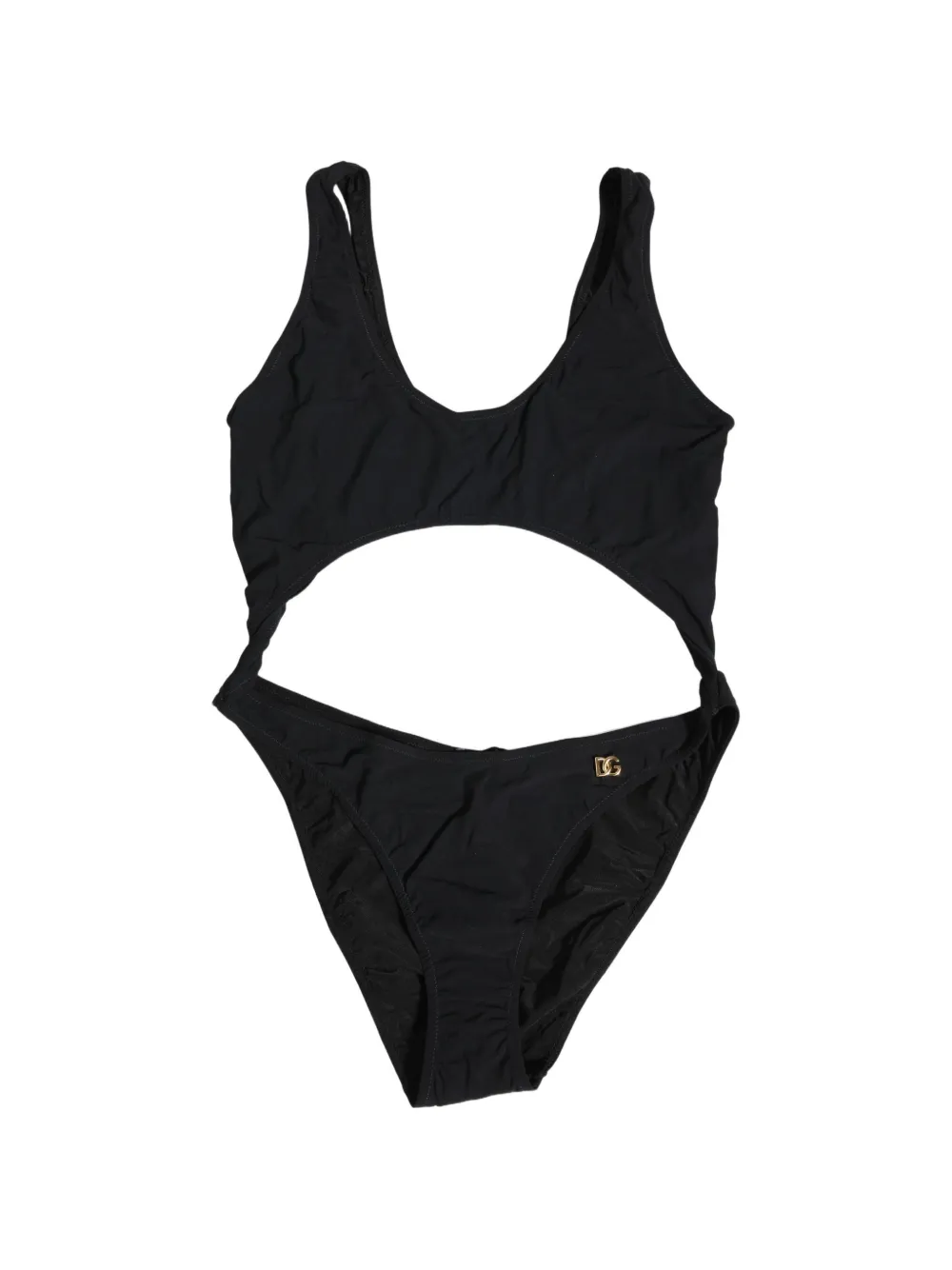 Dolce & Gabbana black one-piece swimsuit Zwart
