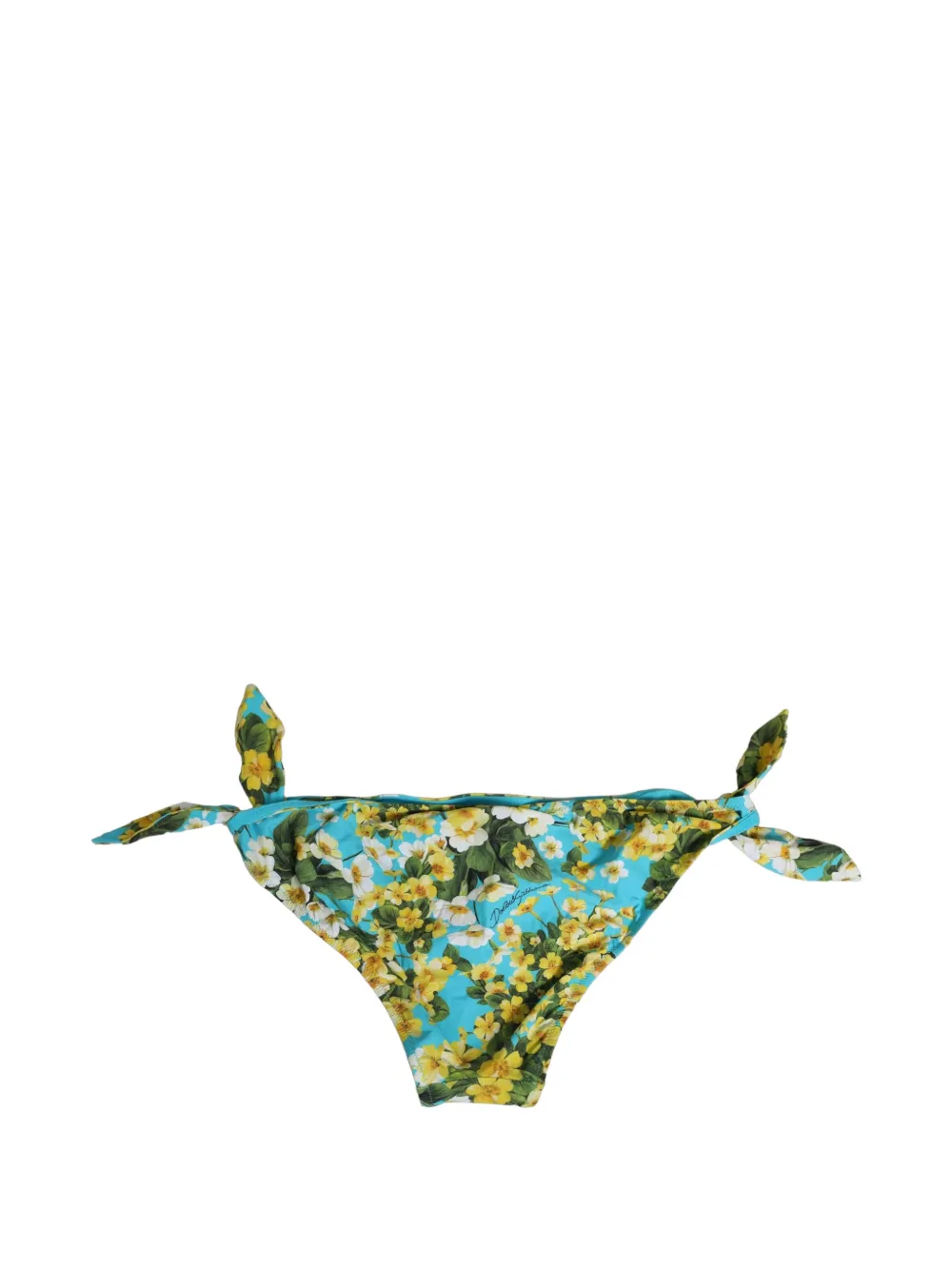 Dolce & Gabbana Bikinislip met bloemenprint Blauw