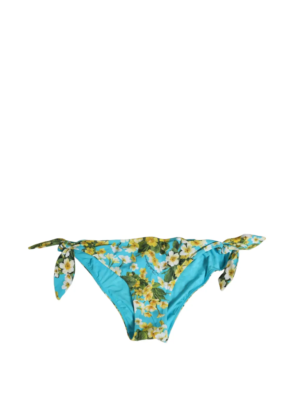 Dolce & Gabbana Bikinislip met bloemenprint Blauw