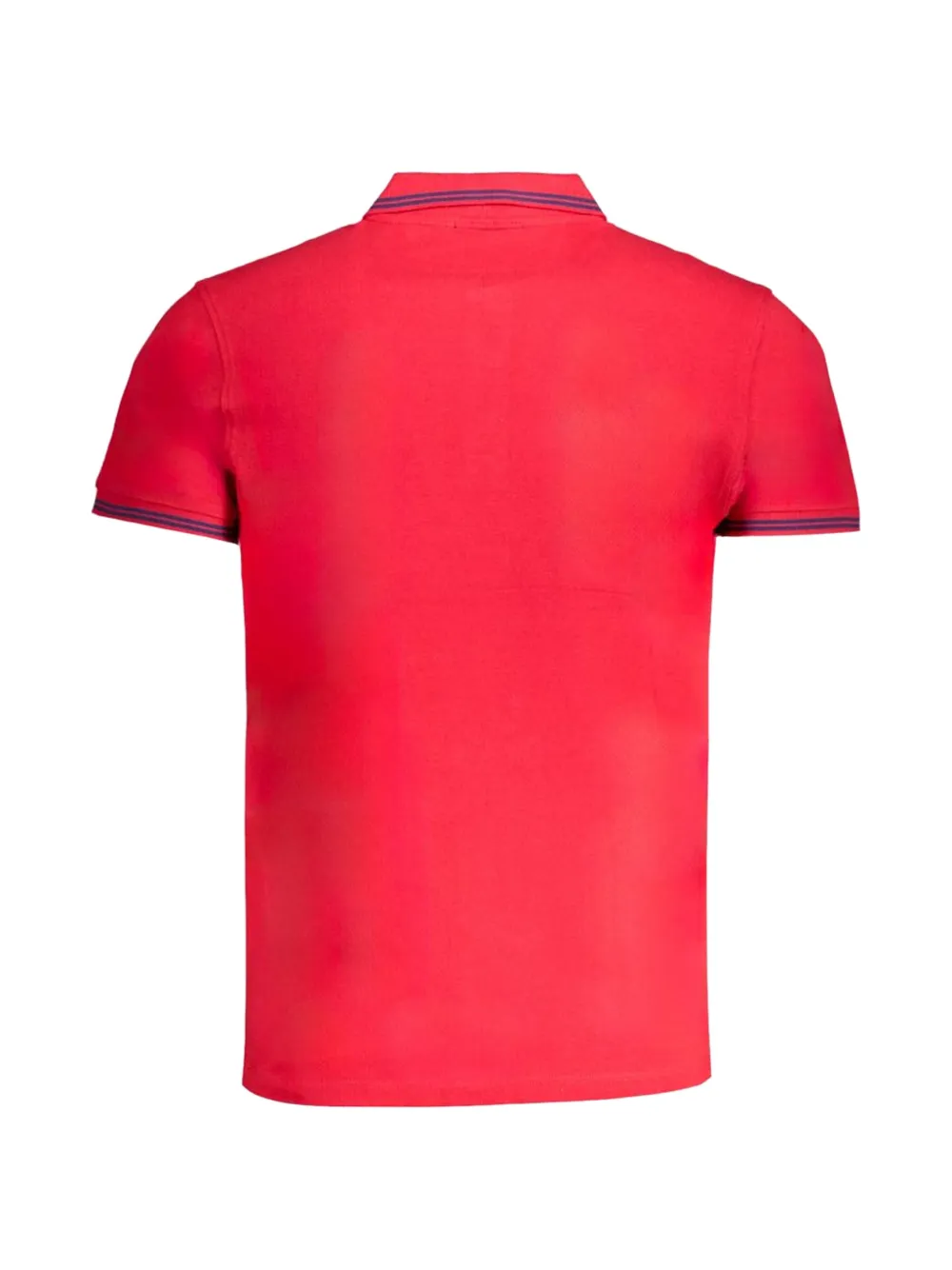 Cavalli Class logo-embroidered tipped polo shirt Rood