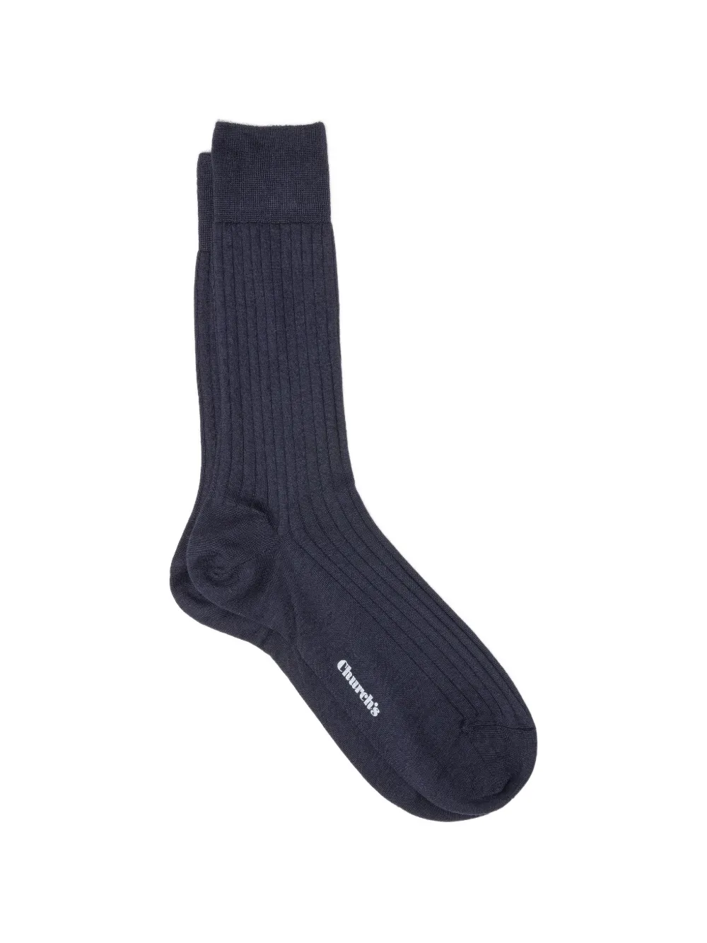 Church's ribbed-knit silk-blend socks - Blu