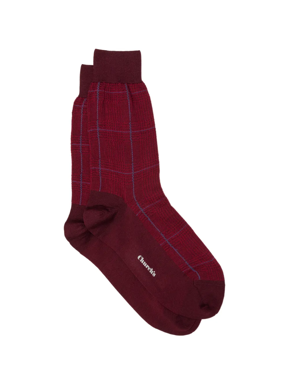 Church's Prince of Wales check socks - Rosso
