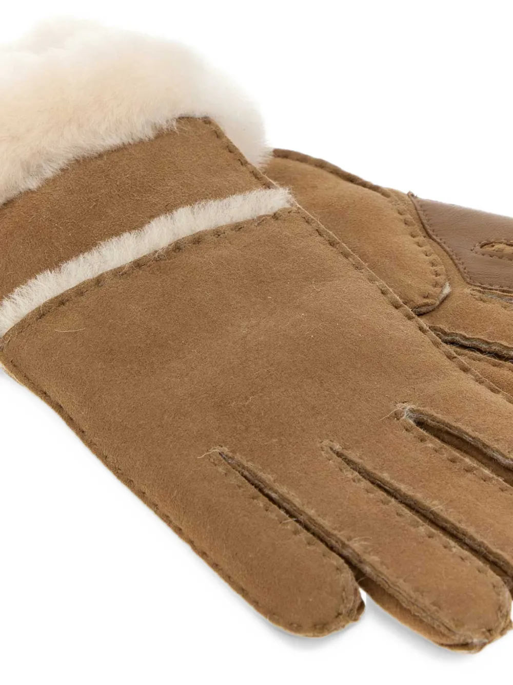 UGG sheepskin seamed glove Bruin