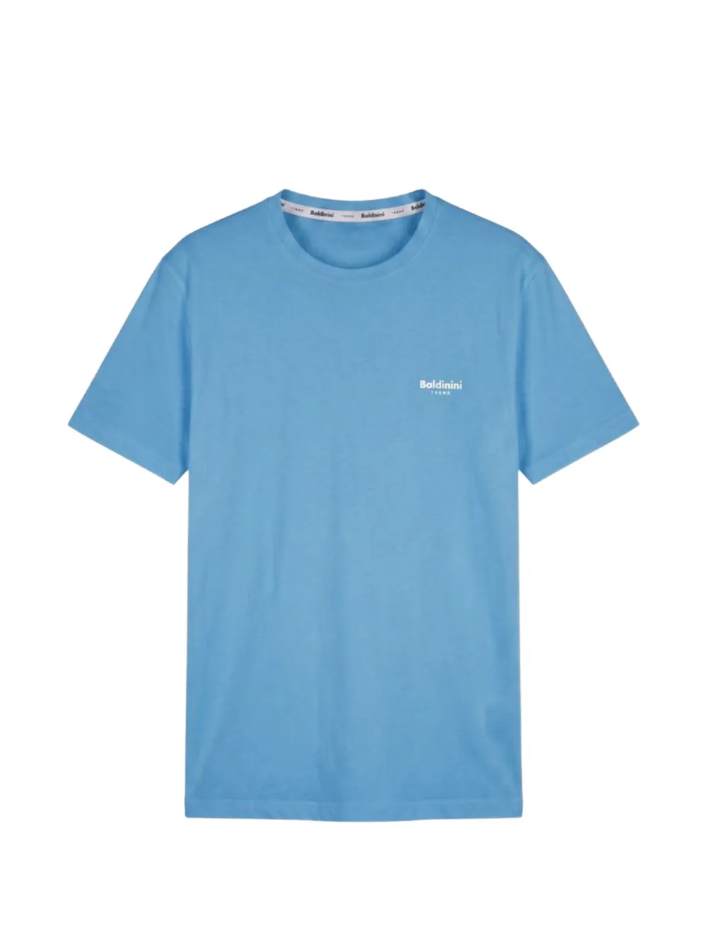 Baldinini logo-print cotton T-shirt - Bleu