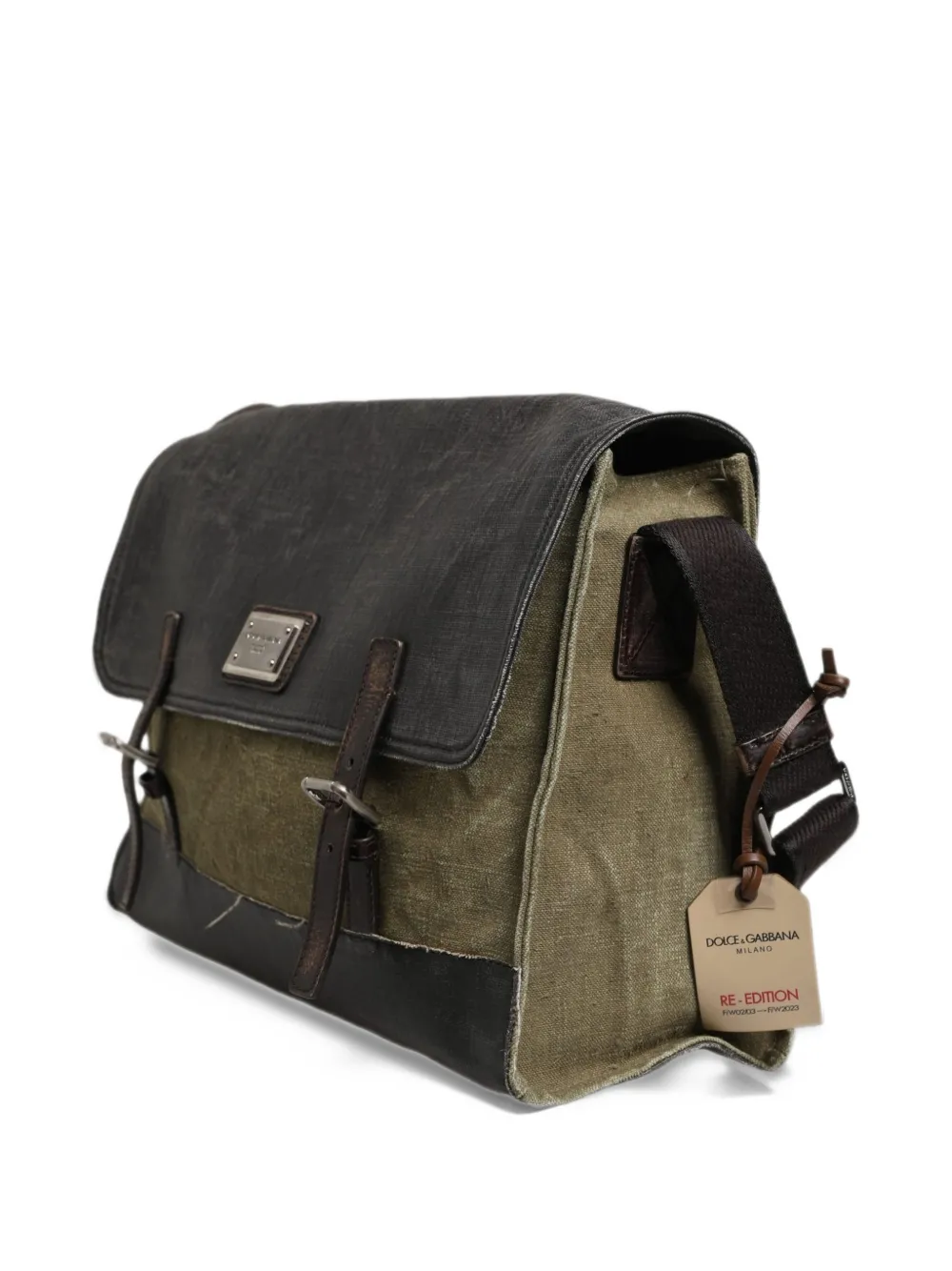 Dolce & Gabbana Re-Edition messenger bag Zwart