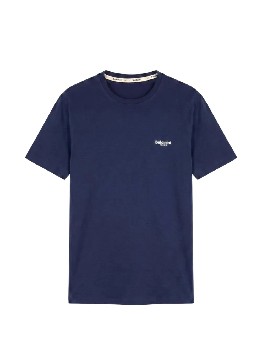 Baldinini logo-print cotton T-shirt - Bleu