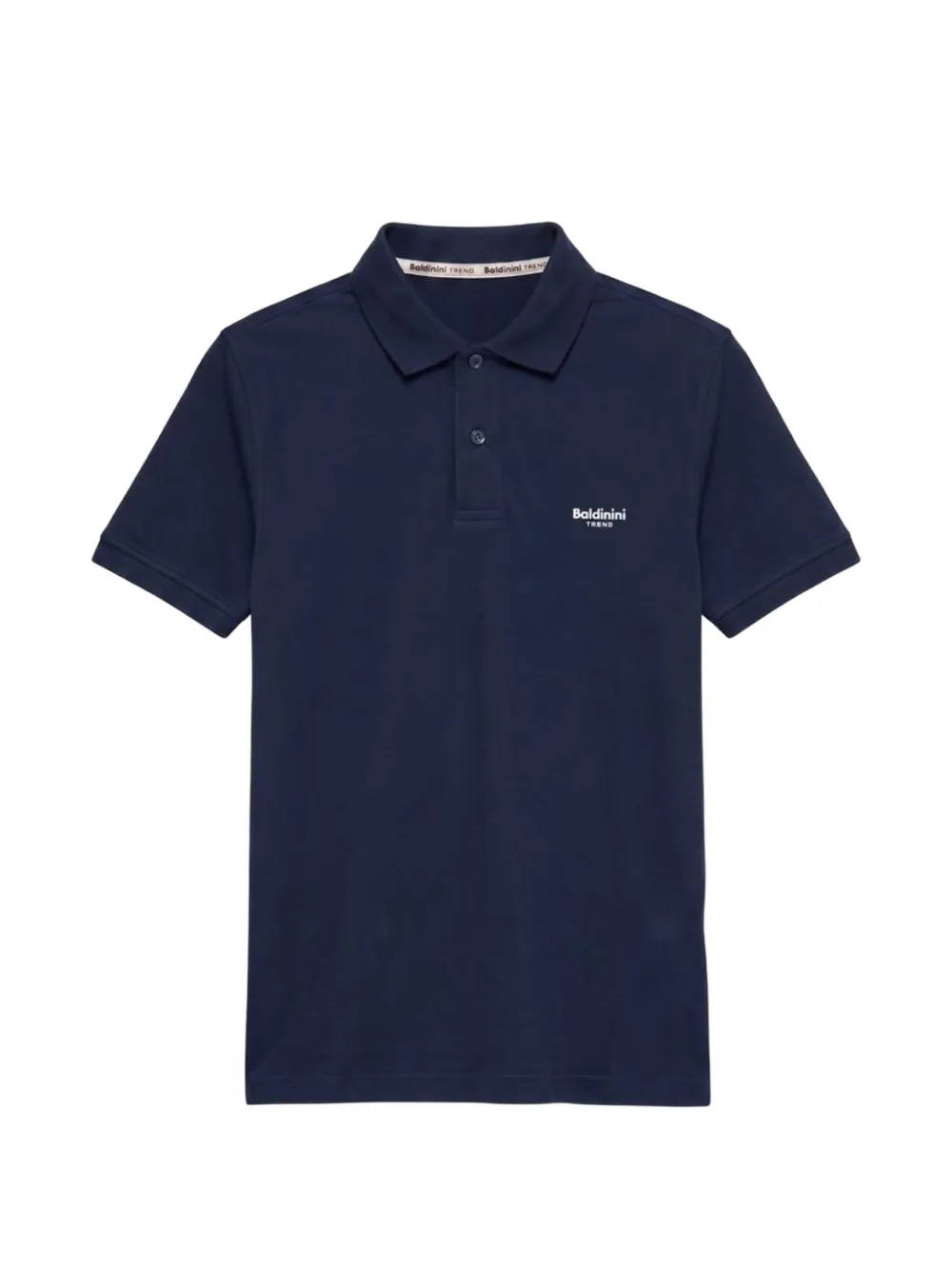 Baldinini logo-print polo shirt - Blu