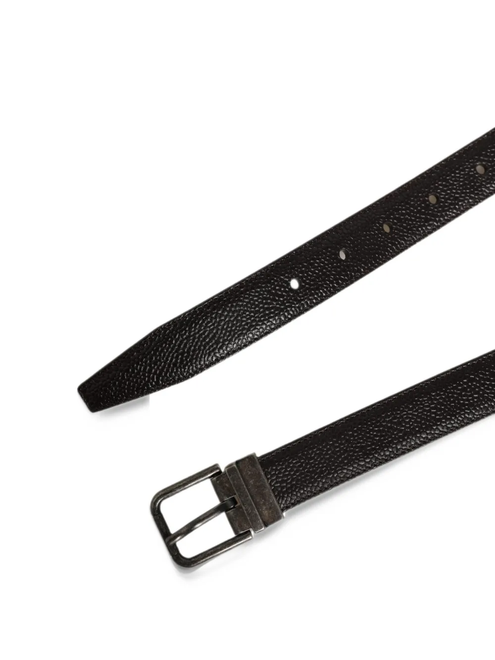 Dolce & Gabbana brown calf-leather buckle belt Bruin
