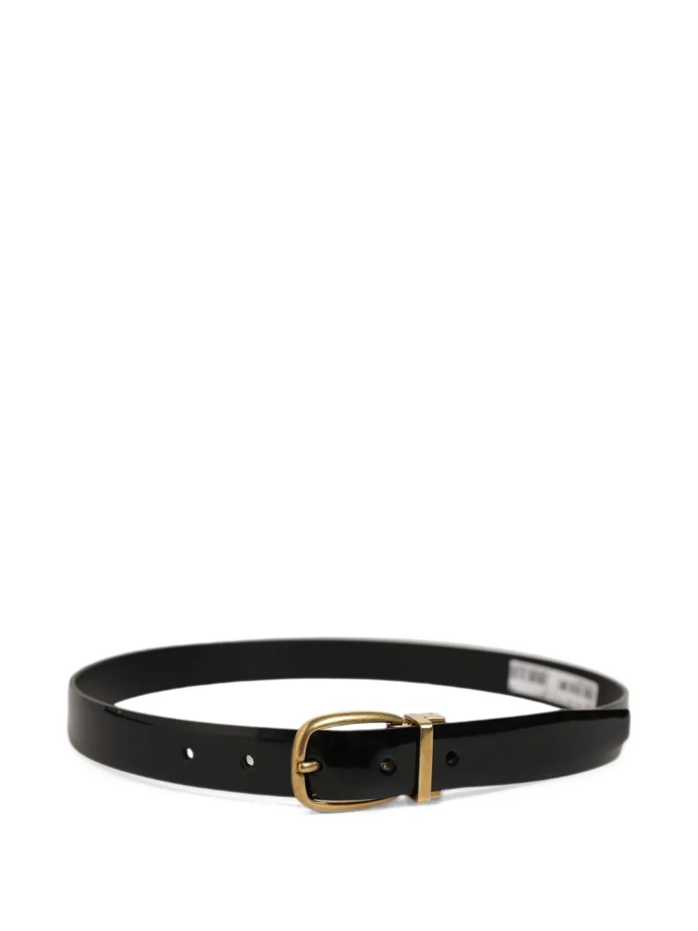Dolce & Gabbana Leren riem Zwart