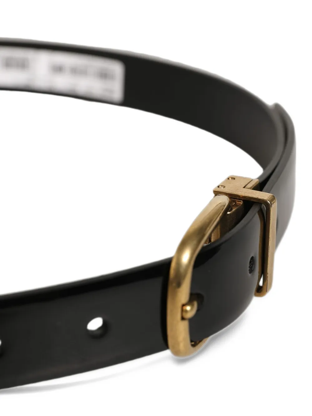 Dolce & Gabbana Leren riem Zwart