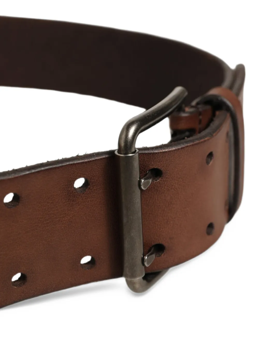 Dolce & Gabbana Riem met gesp met dubbele doorn Bruin
