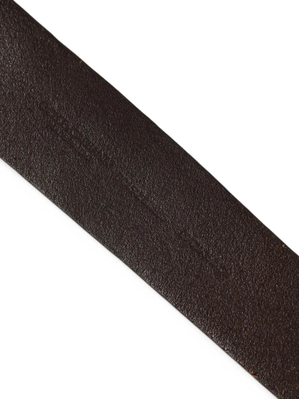 Dolce & Gabbana Riem met gesp met dubbele doorn Bruin