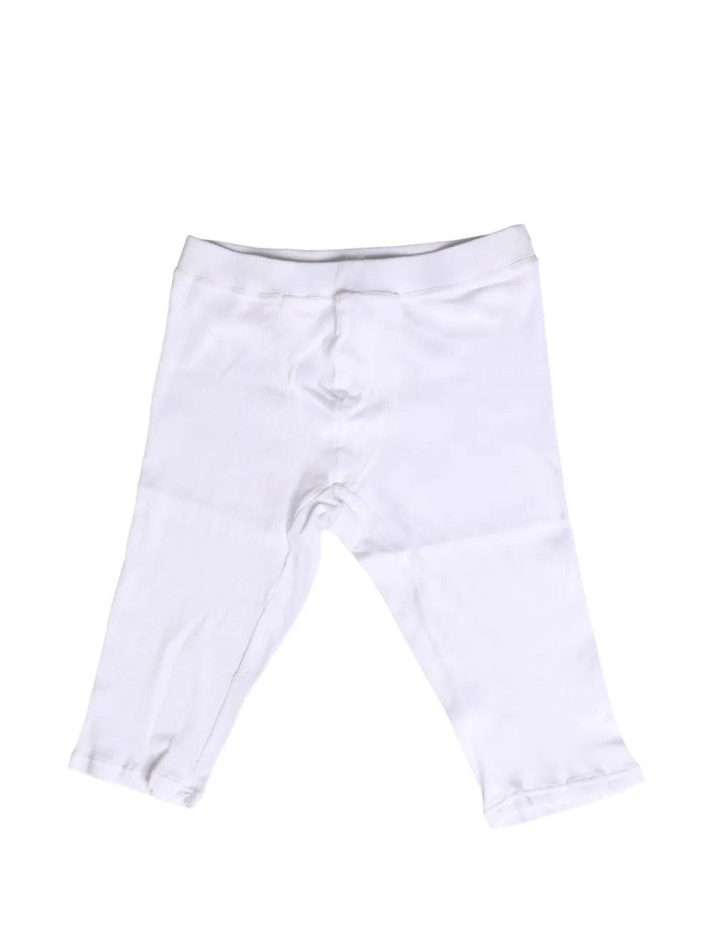 Dolce & Gabbana ribbed-knit long johns - Bianco