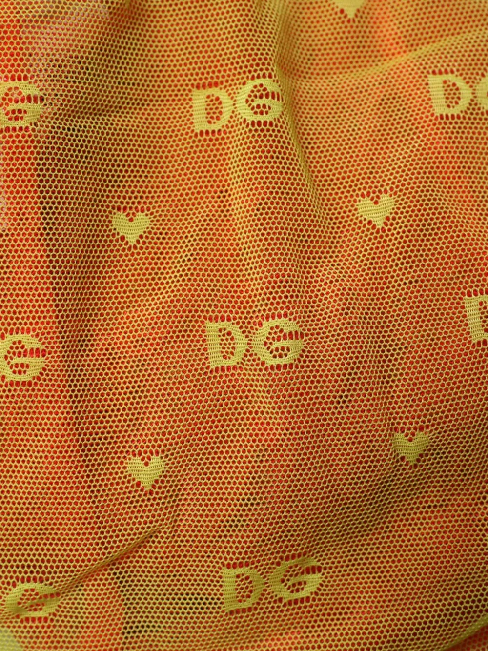 Dolce & Gabbana Tulen slip met logoband Rood