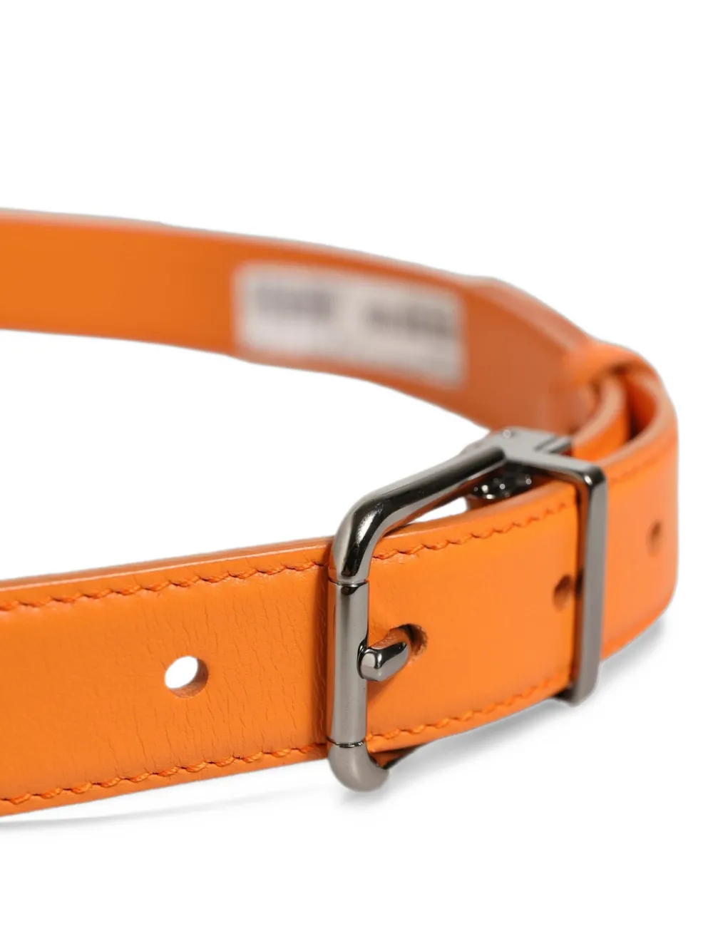 Dolce & Gabbana Leren gespriem Oranje