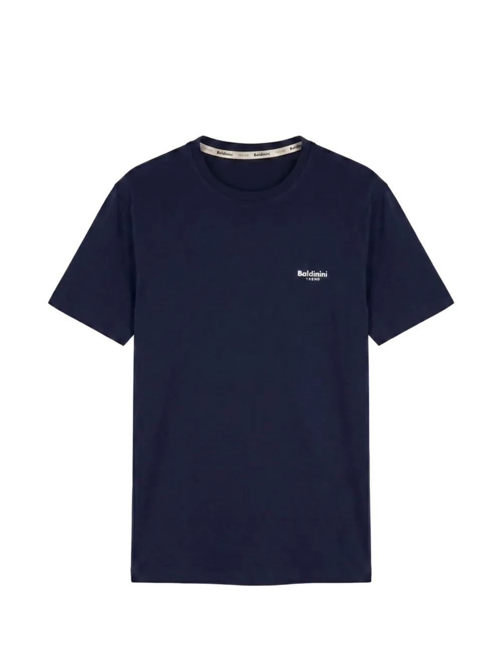 Baldinini logo-print cotton T-shirt - Bleu