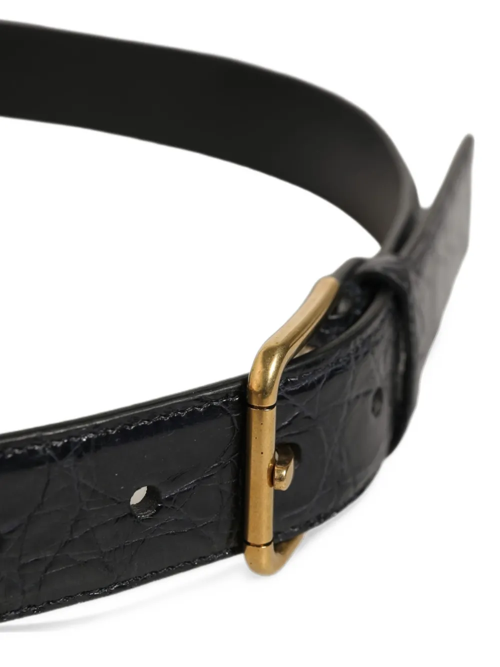 Dolce & Gabbana Riem met krokodillen-reliëf Beige