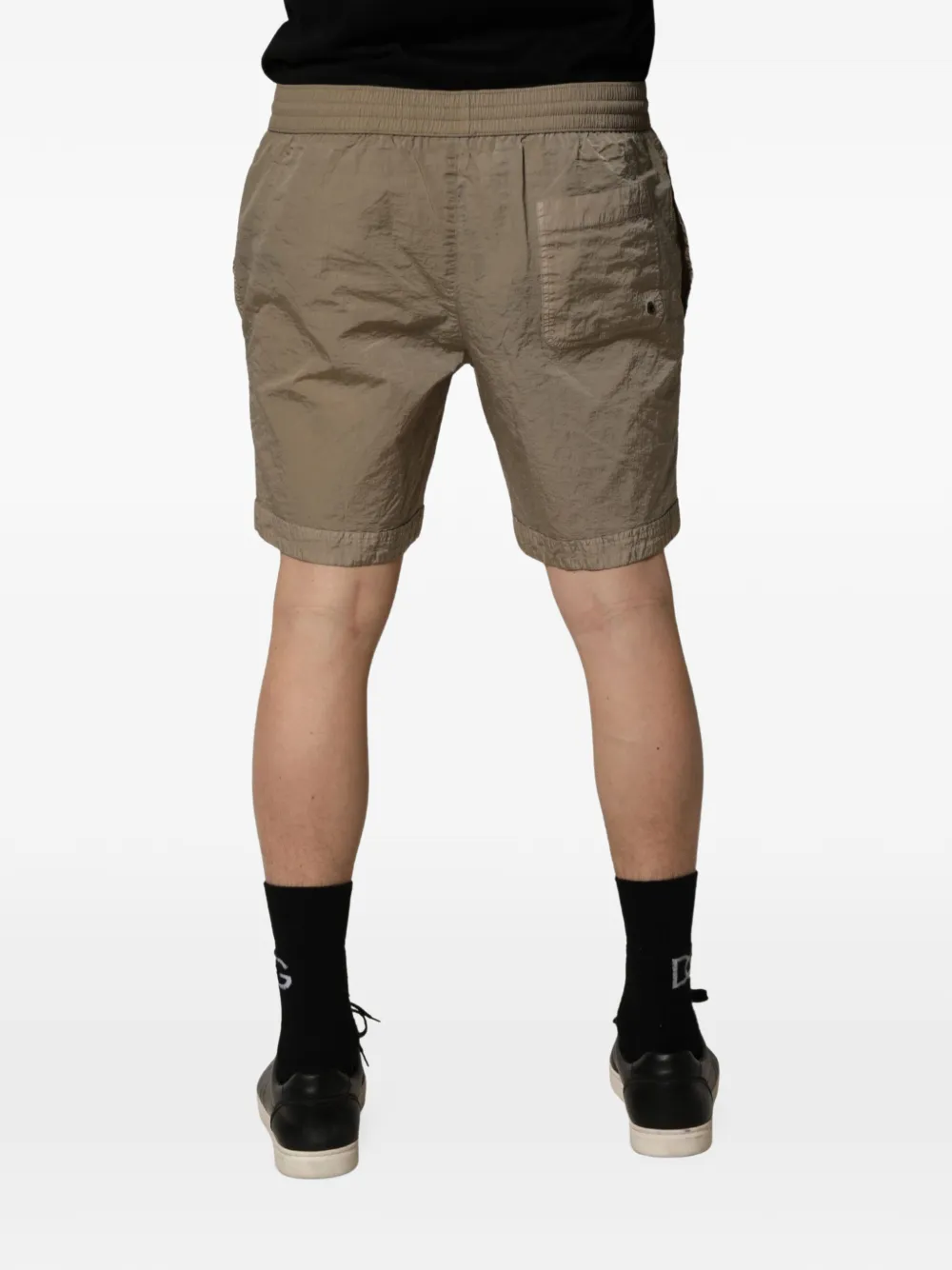 Dolce & Gabbana Zwembroek met trekkoord Bruin