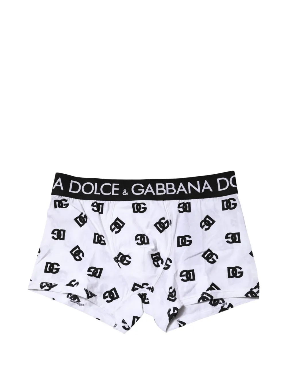 Dolce & Gabbana logo-print boxer shorts - Bianco