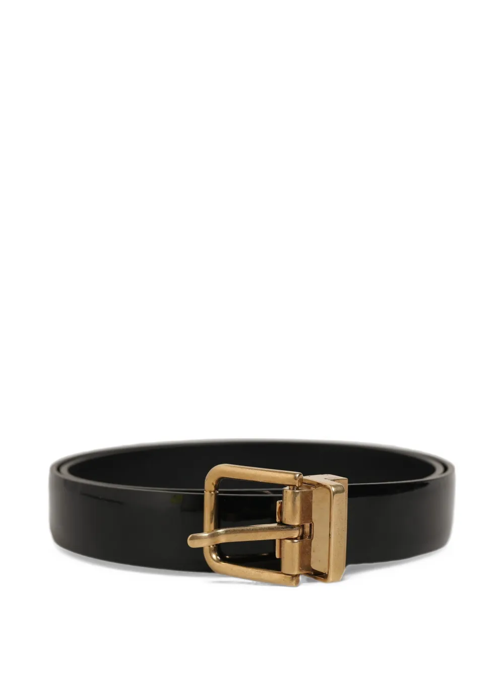 Dolce & Gabbana buckle leather belt - Black