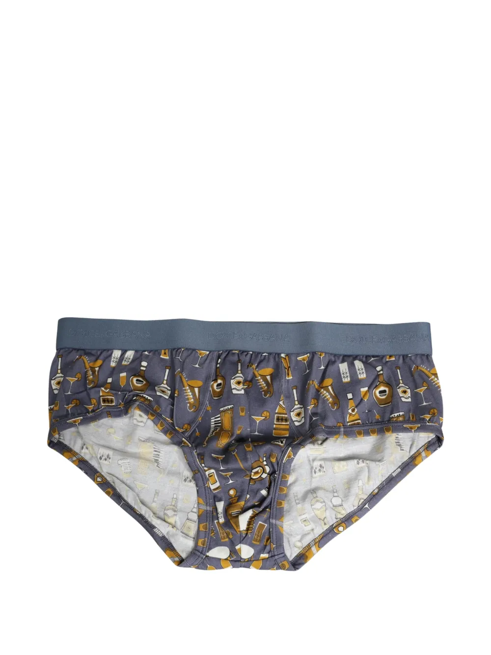 Dolce & Gabbana Zwembroek met print Blauw