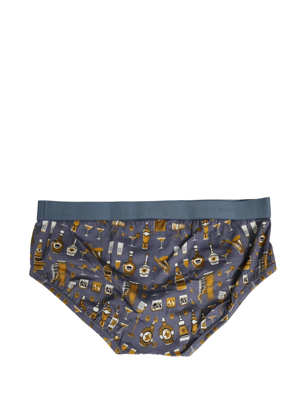 Dolce & Gabbana Zwembroek met print Blauw